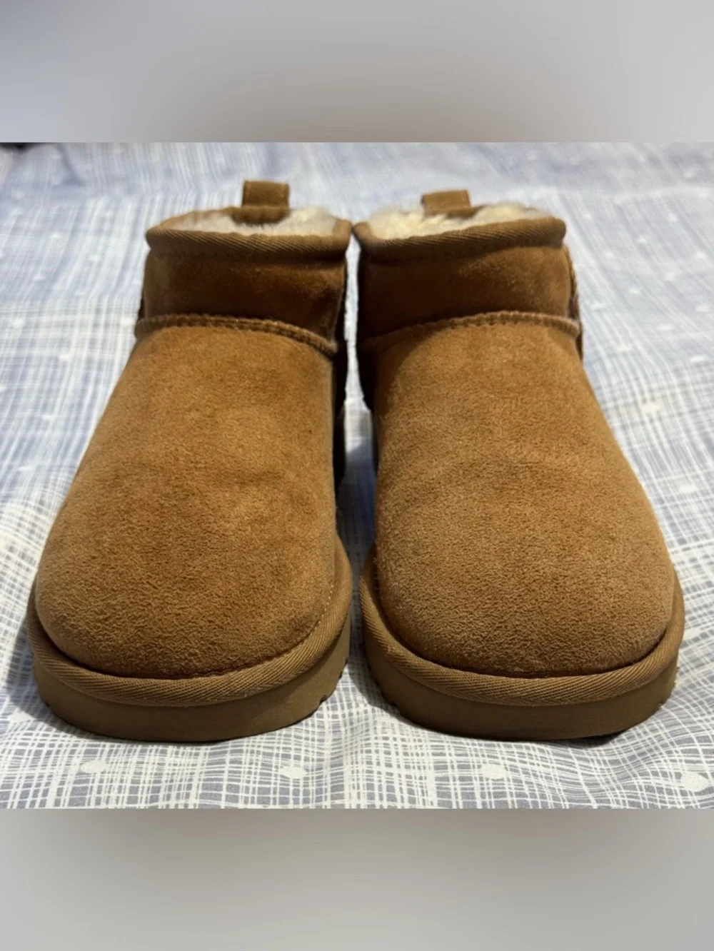 Ugg Classic Ultra Mini Boots Chestnut Size 8 GUC! - Picture 3 of 15